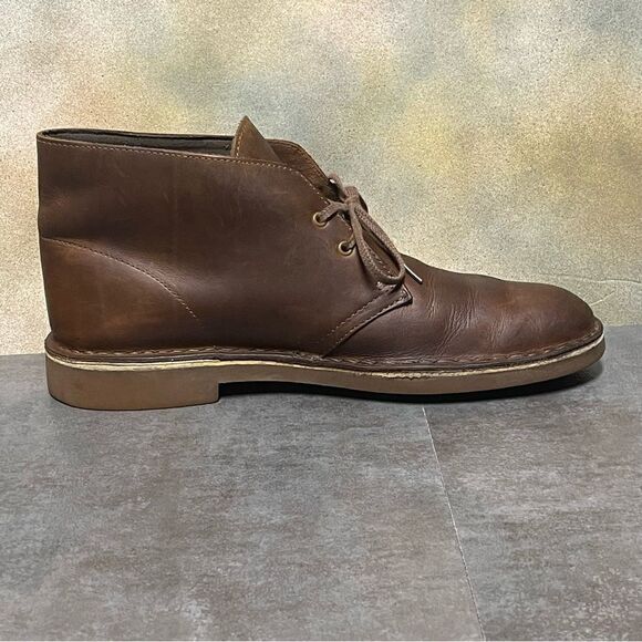 Clarks Classic Leather Brown Chukka Boots Men\'s Size 10M main image 11